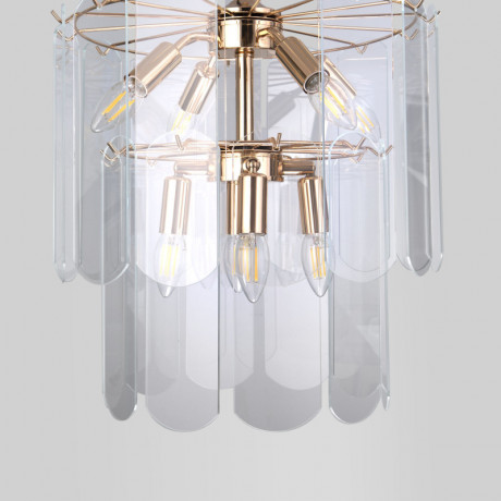 Подвесная люстра Eurosvet 60170/8 золото Smart