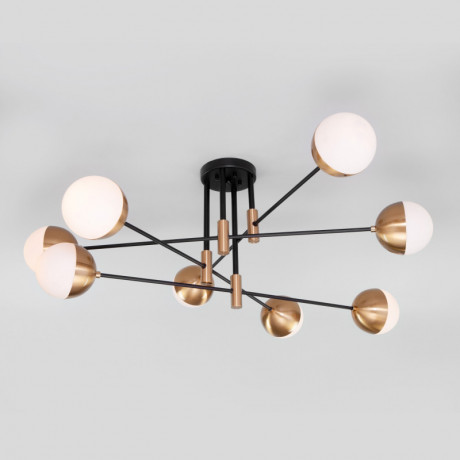 Люстра на штанге Eurosvet 70129/8 латунь