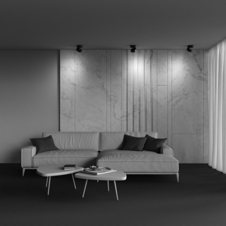 Накладной светильник Maytoni Technical C024CL-18W3K-B-1