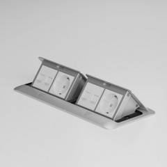 Розетка Werkel W8078065 серебряный