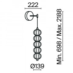 Бра Maytoni MOD216WL-L10G3K