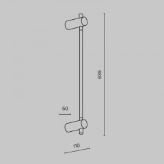 Бра Maytoni MOD413WL-L6G3K