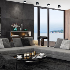 Накладной светильник Escada 20005SMU/03LED SBK