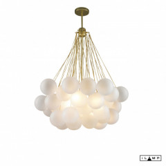 Люстра на штанге iLamp 10099P/3-D800 GL-WH