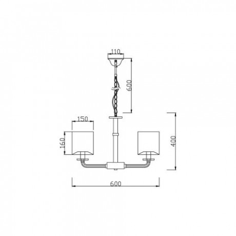 Подвесная люстра Vele Luce VL1753L05