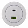 Трековая система розеток Arte Milano 399731TS/USB-Type-C Silver