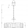 Подвесная люстра Maytoni H009PL-06G