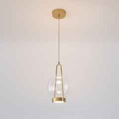 Подвесной светильник Eurosvet 50267/1 LED латунь