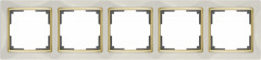 Рамка Werkel WL03-Frame-05-ivory-GD (слоновая кость/золото)