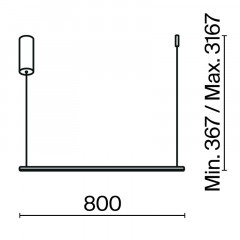 Подвесной светильник Maytoni MOD246PL-L16BK