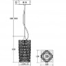 Подвесной светильник Maytoni MOD124PL-L3CH3K