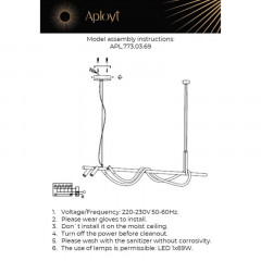 Подвесной светильник APLOYT APL.773.03.69
