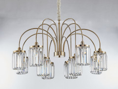 Подвесная люстра Newport 4506+3/C gold