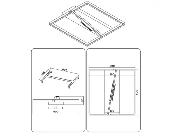Накладной светильник Ambrella Light FL51465