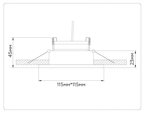 Встраиваемый светильник Ambrella Light TN51915