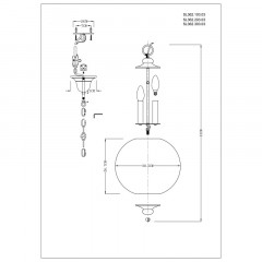 Подвесная люстра ST-Luce SL362.103.03