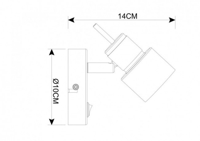 Спот ARTE Lamp A1906AP-1WH