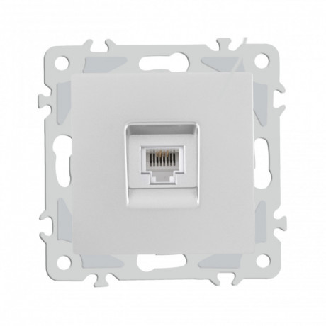 Розетка Arte Milano 206.51-1.silver