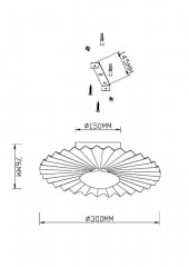 Бра Maytoni MOD233WL-L11BS3K