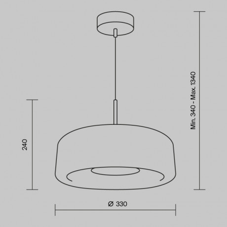 Подвесной светильник Maytoni MOD127PL-L6AM