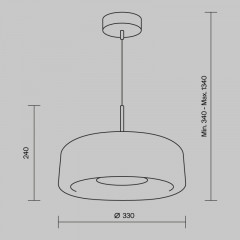 Подвесной светильник Maytoni MOD127PL-L6AM