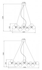Подвесная люстра ImperiumLoft 73631-22