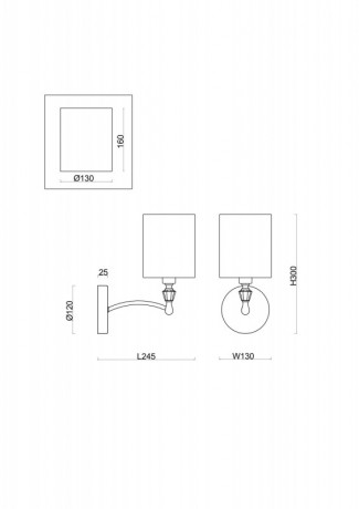 Бра Freya FR1007WL-01N