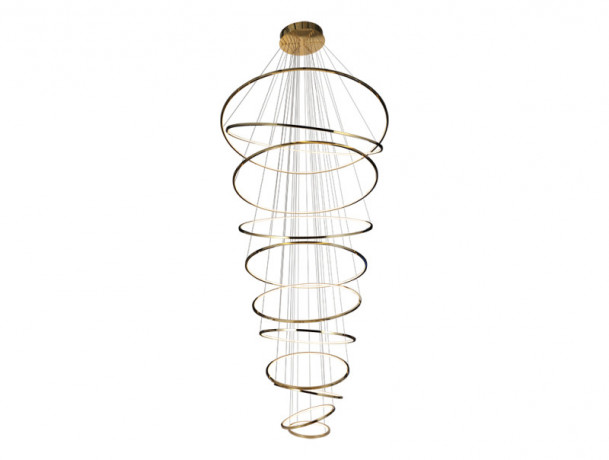 Каскадная люстра Newport 15211/S champagne gold