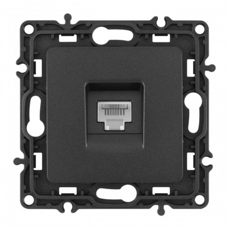 Розетка Arte Milano 217.51-1.black