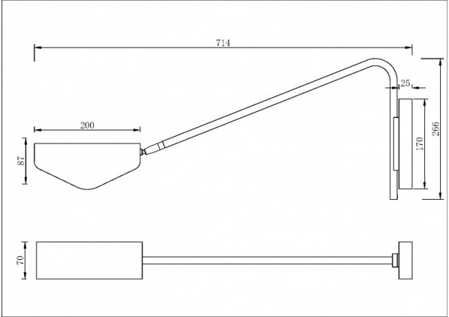 Бра Maytoni MOD417WL-01BS1