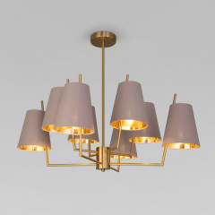 Люстра на штанге Eurosvet 60173/8 латунь