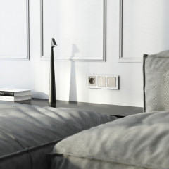 Розетка Werkel W1271704 дымчатый