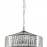 Подвесная люстра Crystal Lux FIESTA SP5 CHROME/TRANSPARENTE