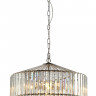Подвесная люстра Crystal Lux FIESTA SP5 CHROME/TRANSPARENTE