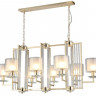 Подвесная люстра Crystal Lux NICOLAS SP8 L1000 GOLD/WHITE
