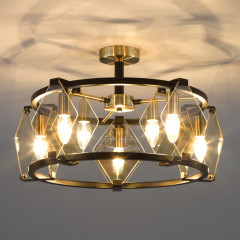 Люстра на штанге Eurosvet 60116/5 черный