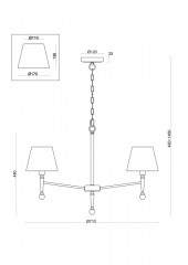 Подвесная люстра Freya FR2190PL-05N
