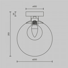 Бра Maytoni MOD521WL-01G3