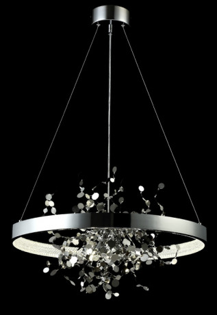 Подвесная люстра Crystal Lux GARDEN SPLED+3 D600 CHROME