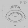 Встраиваемый светильник Maytoni Technical DL031-2-L12W
