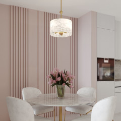 Люстра на штанге Eurosvet 60174/3 латунь