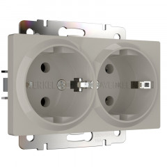 Розетка Werkel W1272004 дымчатый