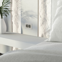 Розетка Werkel W1272004 дымчатый