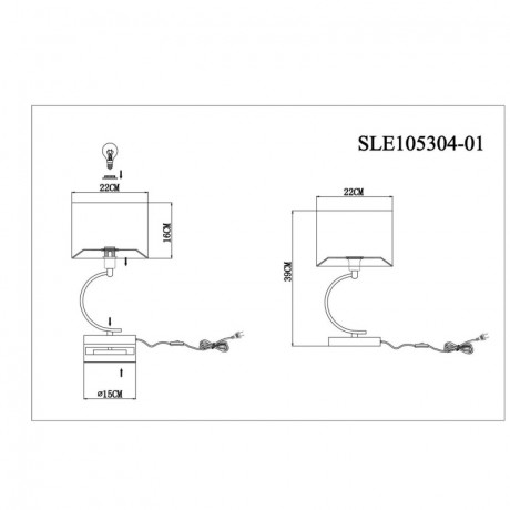 Настольная лампа Evoluce SLE105304-01