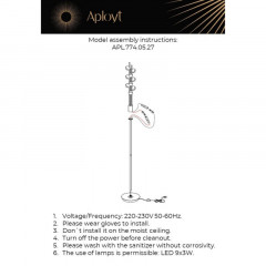 Торшер APLOYT APL.774.05.27