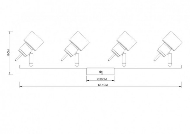 Спот ARTE Lamp A1906PL-4WH