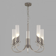 Подвесная люстра Eurosvet 60117/5 никель