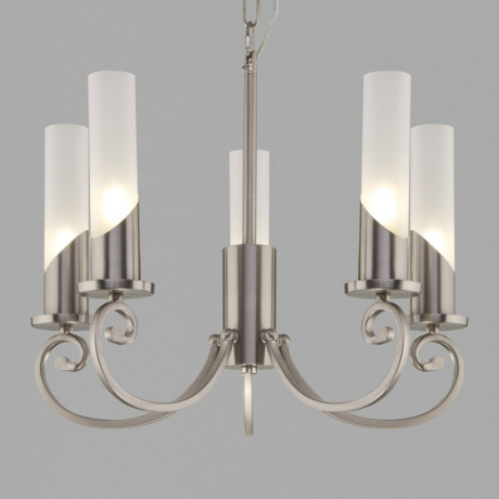 Подвесная люстра Eurosvet 60117/5 никель