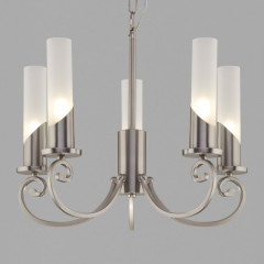 Подвесная люстра Eurosvet 60117/5 никель