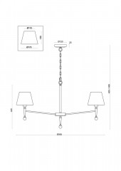 Подвесная люстра Freya FR2190PL-07N